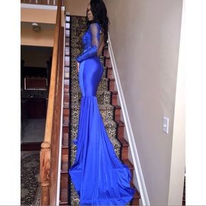 Royal Blue Custom Prom Dress
